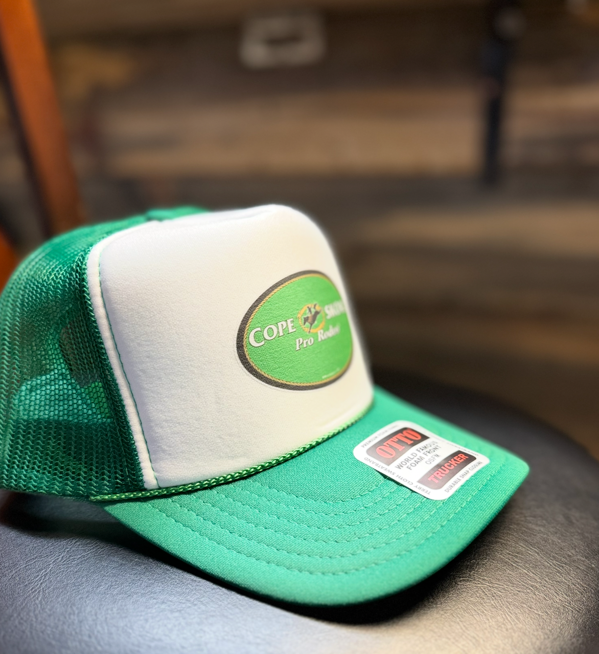 Pro Rodeo Green Trucker Cap