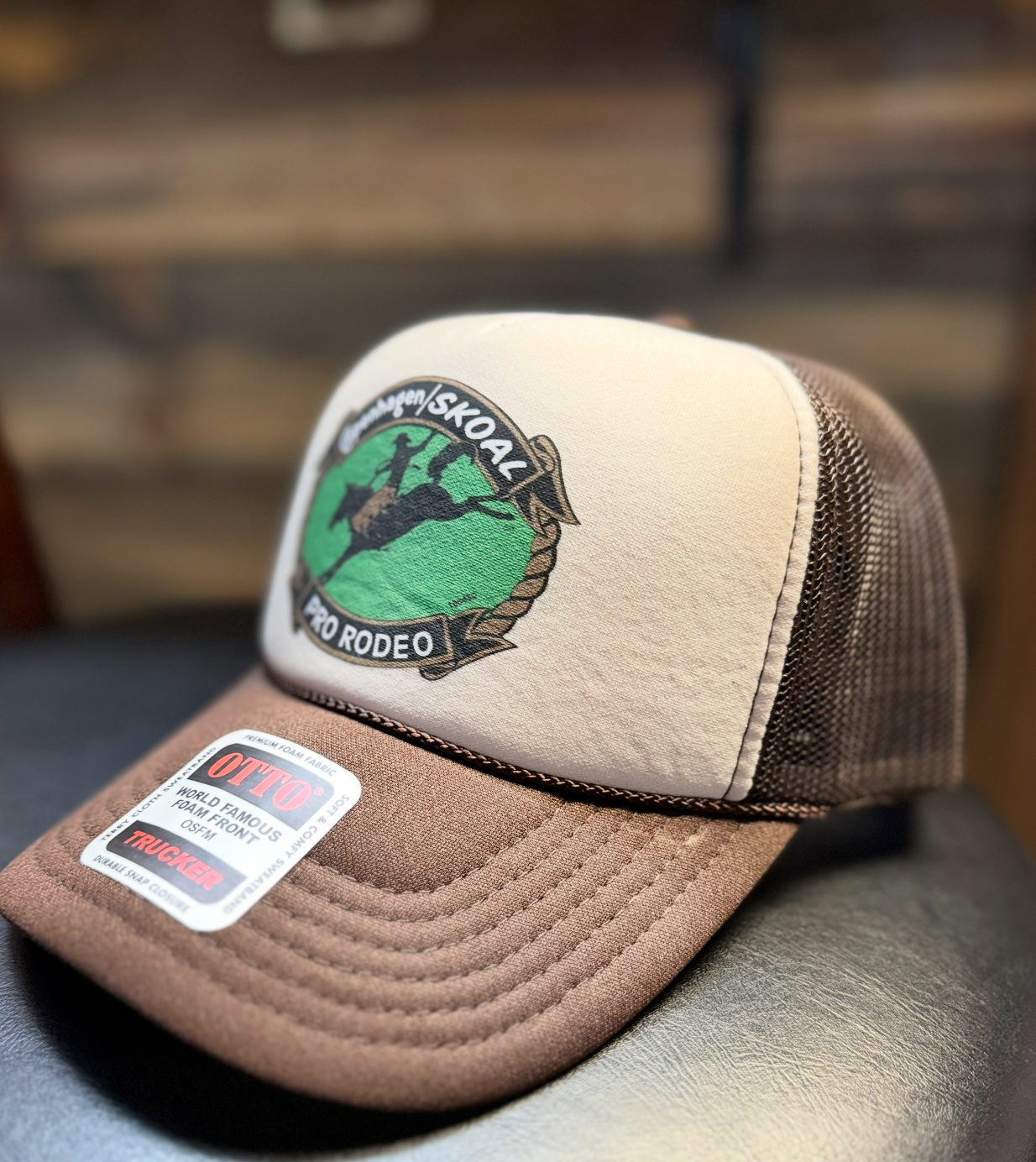 Pro Rodeo Brown Trucker Cap