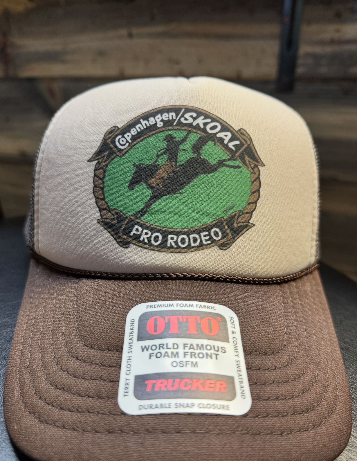 Pro Rodeo Brown Trucker Cap