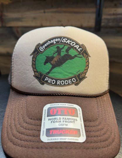 Pro Rodeo Brown Trucker Cap