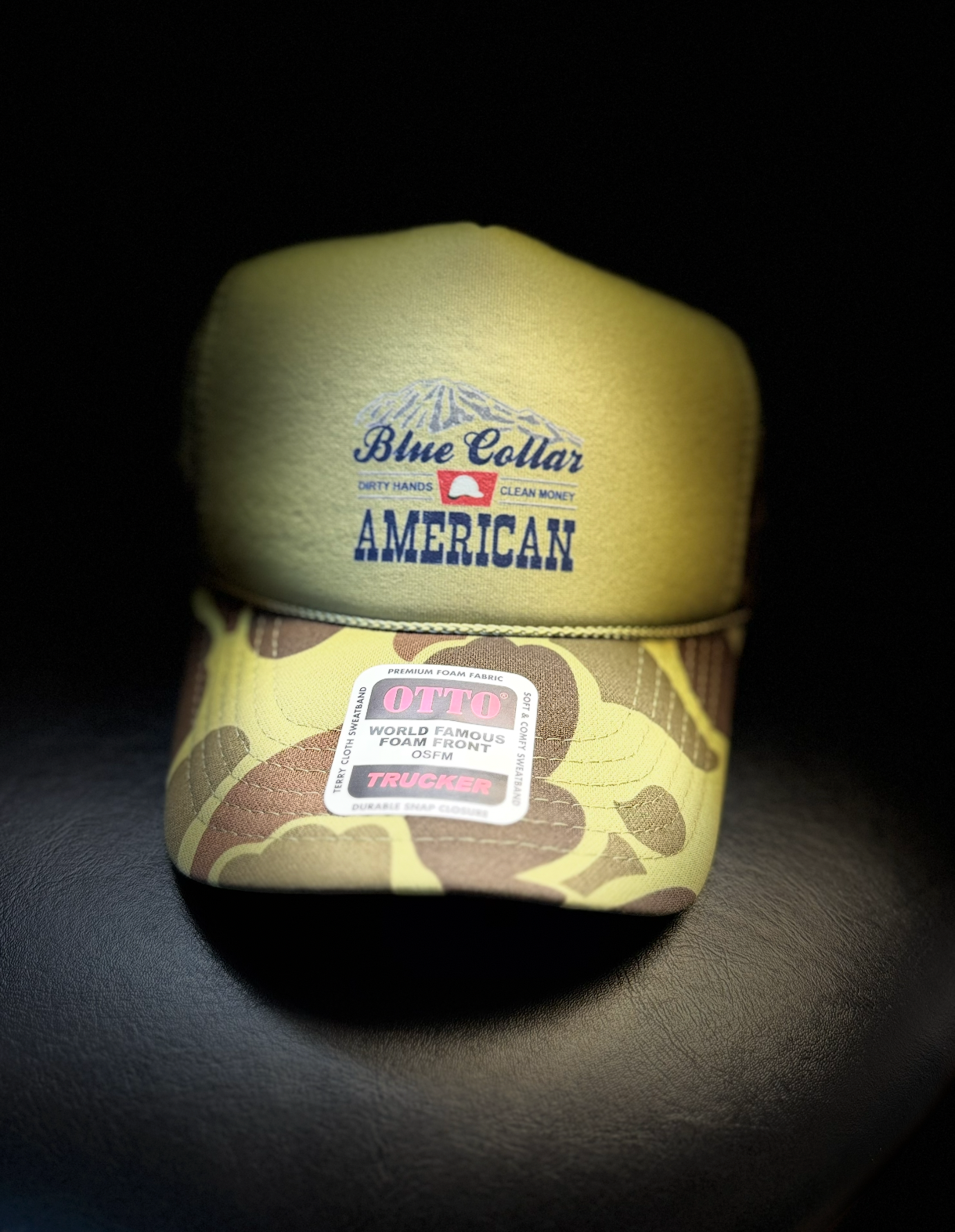 Blue Collar American Duck Camo Trucker Cap